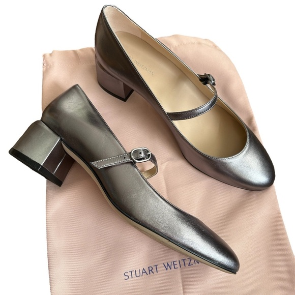 Stuart Weitzman Gabby Mary Jane Pump Size 8.5B - Picture 5 of 10